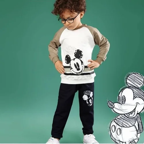 ست خواهر برادری اسپورت میکی موس (Mickey Mouse) سایز ۳۵/۴۰/۴۵- فروشگاه اینترنتی بچه شیک